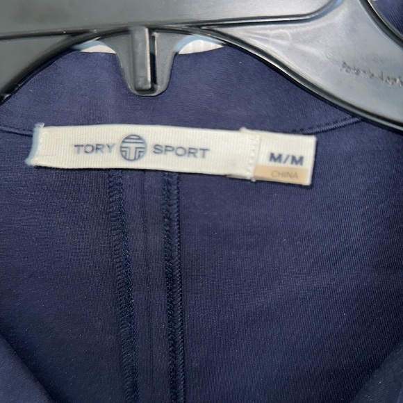 TORY BURCH TECH PONTE CHEVRON DRESS - Picture 2 of 4